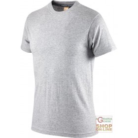 MAGLIETTA BUMBAC JUMĂTATE MANICA GR 110 CULOARE GRI MELANGE TG S XXL MAGLIETTA BUMBAC JUMĂTATE MANICA GR 110 CULOARE GRI MELANGE TG