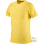 MAGLIETTA COTONE MEZZA MANICA GR 145 COLORE GIALLO TG S XXL