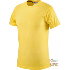 MAGLIETTA BUMBAC JUMĂTATE MANICA GR 145 CULOARE GALBENĂ TG S XXL MAGLIETTA BUMBAC JUMĂTATE MANICA GR 145 CULOARE GALBENĂ TG S XXL