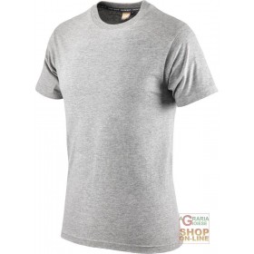 MAGLIETTA BUMBAC JUMĂTATE MANICA GR 145 CULOARE GRI TG S XXL MAGLIETTA BUMBAC JUMĂTATE MANICA GR 145 CULOARE GRI TG S XXL