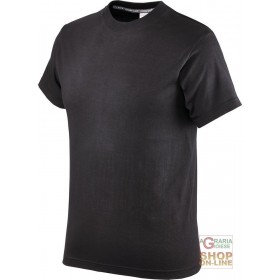 MAGLIETTA BUMBAC JUMĂTATE MANICA GR 145 CULOARE NEGRU TG S XXL MAGLIETTA BUMBAC JUMĂTATE MANICA GR 145 CULOARE NEGRU TG S XXL