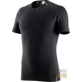 MAGLIETTA ÎN FIBRA DE SOIA  MANICA CULOARE SCURTĂ NEGRU TG M XXL MAGLIETTA ÎN FIBRA DE SOIA MANICA CULOARE SCURTĂ NEGRU TG M XXL