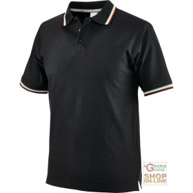 MAGLIETTA POLO 100% CARDED BUMBAC NEGRU TG S XXL MAGLIETTA POLO 100% CARDED BUMBAC NEGRU TG S XXL