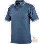 MAGLIETTA POLO 100% CARDED COTTON GR 190 COLOR BLUE TG S XXL