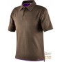 MAGLIETTA POLO 100% COTONE CARDATO GR 190 COLORE TORTORA VIOLA