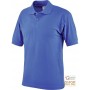 MAGLIETTA POLO 100% COTONE PETTINATO GR 190 CA COLORE AZZURRO