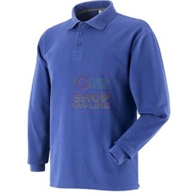 MAGLIETTA LONG MANICA BUMBAC POLO CĂMAȘĂ PIEPTĂNAT ROYAL CULOARE BLEUMARIN TG DE LA S LA XXL MAGLIETTA LONG MANICA BUMBAC POLO CĂMAȘĂ PIEPTĂNAT ROYAL