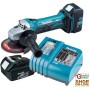 MAKITA SMERIGLIATRICE ANGOLARE A 2 BATTERIE LITIO BGA452RFE 18