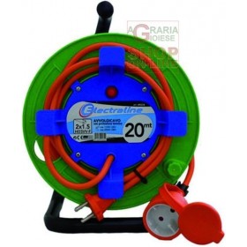 AVVOLGICAVO GARDEN PRESA CON SPINA 16A 2X1,5 MT. 20 ART. 49234 AVVOLGICAVO GARDEN PRESA CON SPINA 16A 2X1,5 MT. 20 ART. 49234