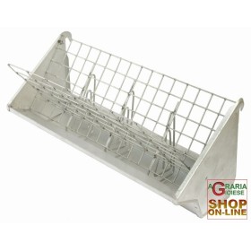 ALIMENTATOR GALVANIZAT PENTRU FÂN ȘI PELETE PENTRU IEPURI ALIMENTATOR GALVANIZAT PENTRU FÂN ȘI PELETE PENTRU IEPURI