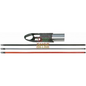 MANICO PER SCOPE FERRO VERNICIATO F. UNIVERSALE CM.130 NERO MANICO PER SCOPE FERRO VERNICIATO F. UNIVERSALE CM.130 NERO