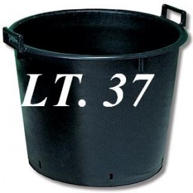 MASTELLO BLACK PENTRU PLANTELE CU GĂURI 45X37 LT. 37 MASTELLO BLACK PENTRU PLANTELE CU GĂURI 45X37 LT. 37