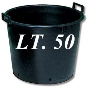 MASTELLO BLACK PENTRU PLANTELE CU GĂURI 50X41 LT. 50 MARE MASTELLO BLACK PENTRU PLANTELE CU GĂURI 50X41 LT. 50 MARE
