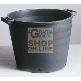 MASTELLO BLACK PENTRU PLANTELE CU GĂURI 55X41 LT. 65 BAS MASTELLO BLACK PENTRU PLANTELE CU GĂURI 55X41 LT. 65 BAS