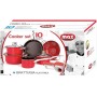 MAX BATTERIA 10PZ-COOKER SET+GRATTUGIA ELET