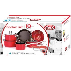 MAX BATTERIA 10PZ-COOKER SET+GRATTUGIA ELET MAX BATTERIA 10PZ-COOKER SET+GRATTUGIA ELET