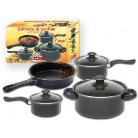 MAX BATTERIA 7 PEZZI ANTIADERENTE COOK MAX BATTERIA 7 PEZZI ANTIADERENTE COOK