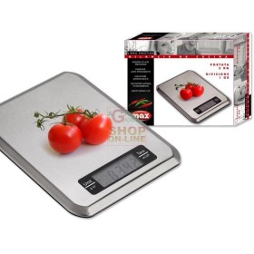 MAX BILANCIA DA CUCINA ACCIAIO 5KG DIV.2GR MAX BILANCIA DA CUCINA ACCIAIO 5KG DIV.2GR