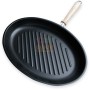 MAX OVAL GRILL 35CM ANT. M /LEMN LUX