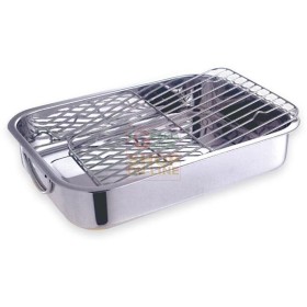 MAX BRASIERA INOX ALTA C/GRIGLIA  30CM MAX BRASIERA INOX ALTA C/GRIGLIA 30CM