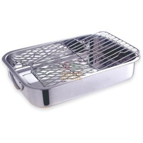MAX BRASIERA INOX ALTA C/GRIGLIA 40CM MAX BRASIERA INOX ALTA C/GRIGLIA 40CM