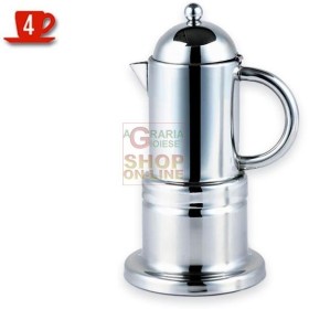 MAX CAFFETTIERA 4 TZ ACCIAIO ROMANTIKA MAX CAFFETTIERA 4 TZ ACCIAIO ROMANTIKA