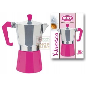 MAX CAFFETTIERA 6TZ KLASSICA COLOR MAX CAFFETTIERA 6TZ KLASSICA COLOR