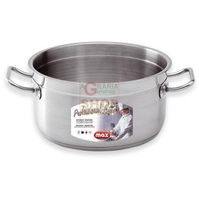 MAX CASEROLA 2/M PROFESS. CHEF 18 CM din otel inoxidabil MAX CASEROLA 2/M PROFESS. CHEF 18 CM din otel inoxidabil