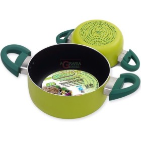 MAX CASSERUOLA 22CM 2 MANICI ALLUMINIA MAX CASSERUOLA 22CM 2 MANICI ALLUMINIA