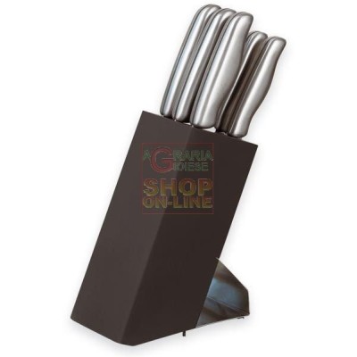 MAX CEPPO COLTELLI CUCINA 7 PZ INOXIDABILI