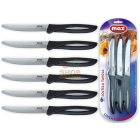 MAX CUTITE TAVOLA SATIN 6PCS /BLISTERE MAX CUTITE TAVOLA SATIN 6PCS /BLISTERE