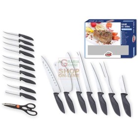 MAX CONFEZIONE COLTELLI CUCINA - 18 PZ MAX CONFEZIONE COLTELLI CUCINA - 18 PZ
