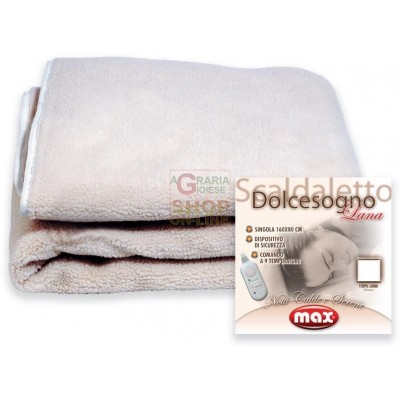 MAX COPERTA LANA SINGOLA DOLCESOGNO