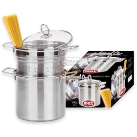 MAX COOK AND DRAIN 3PCS PROFESSIONAL CHEF 22 MAX COOK AND DRAIN 3PCS PROFESSIONAL CHEF 22