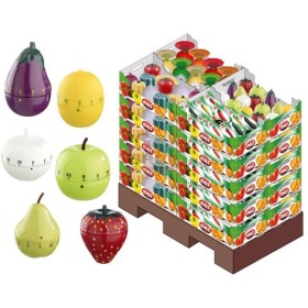 MAX DISPLAY TIMER ORTAGGI FRUTTI 96PCS MAX DISPLAY TIMER ORTAGGI FRUTTI 96PCS