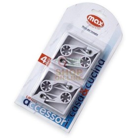 MAX FERMATOVAGLIA 4 BUC. PLASTIC MAX FERMATOVAGLIA 4 BUC. PLASTIC