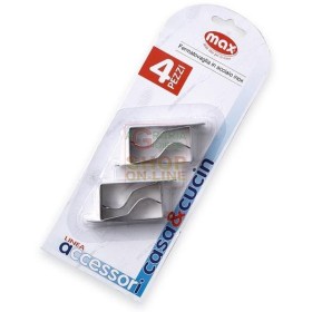MAX FERMATOVAGLIA ACCIAIO 4 PZ MAX FERMATOVAGLIA ACCIAIO 4 PZ