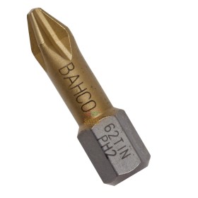 BAHCO ART. 62TIN/PH2 BITS PH2 M. 25 1/4 IN. DR TIN BAHCO ART. 62TIN/PH2 BITS PH2 M. 25 1/4 IN. DR TIN
