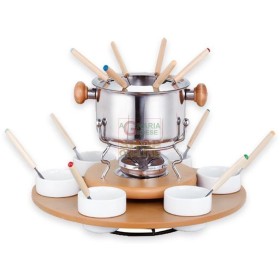 MAX FONDUE 22 BUC BAZA DE LEMN MAX FONDUE 22 BUC BAZA DE LEMN