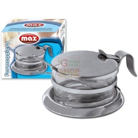 MAX FORMAGGIERA VETRO ACCIAIO MAX FORMAGGIERA VETRO ACCIAIO