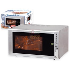 MAX FORNO MICROONDE 31 LITRI COMBINATO INOX MAX FORNO MICROONDE 31 LITRI COMBINATO INOX