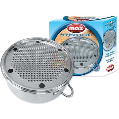 MAX GRATER BARI W / BASKET DIA 19CM din otel inoxidabil