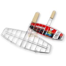 MAX GRILL BBQ FISH 37X13CM M/LEGNO MAX GRILL BBQ FISH 37X13CM M/LEGNO