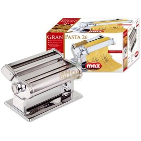 MAX MAȘINĂ DE PASTE DIN OȚEL INOXIDABIL CU 2 ROLE de CM. 15 MAX MAȘINĂ DE PASTE DIN OȚEL INOXIDABIL CU 2 ROLE de CM. 15