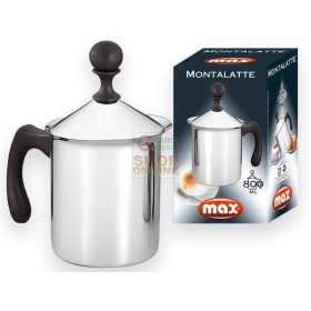 MAX MONTALATTE INOX MANICO NEGRU MAX MONTALATTE INOX MANICO NEGRU