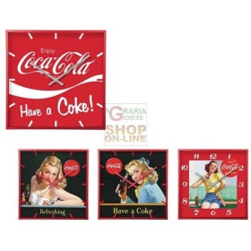 MAX WALL CLOCK QUADRATO28CM COCA-COLA MAX WALL CLOCK QUADRATO28CM COCA-COLA