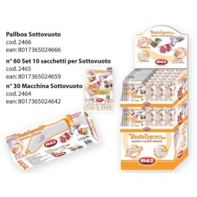 MAX PALLBOX VUOTOEXPRESS MACCHINA+SACCHETTI MAX PALLBOX VUOTOEXPRESS MACCHINA+SACCHETTI