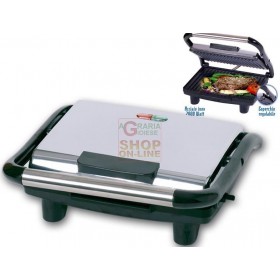 MAX PIASTRA GRILL IN ACCIAIO 27X18 CM MAX PIASTRA GRILL IN ACCIAIO 27X18 CM