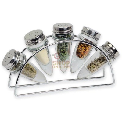 MAX 5 BUC DIN STICLA SPICE RACK