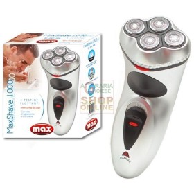 MAX RASOIO ELETTRICO MAXSHAVE RICARICABILE MAX RASOIO ELETTRICO MAXSHAVE RICARICABILE